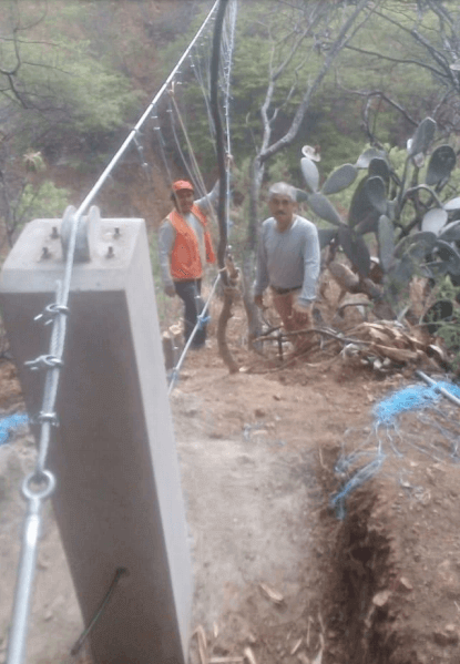 Pase Aéreo de tubería de agua de 2” (90 metros) – EL GUAYO – CONTUMAZA